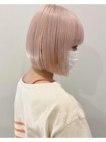 ベル 新宿(Belle)&nbsp;《お客様ヘア》理想の色を出すために研究を重ねたホワイトピンク