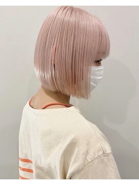 ベル 新宿(Belle) 《お客様ヘア》理想の色を出すために研究を重ねたホワイトピンク