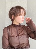 ショート×前髪カット×ショートボブ×顔周り×20代30代40代