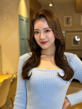 ロンド ストラーダ 心斎橋(Lond strada) くびれヘア×アプリコットオレンジ×美髪［髪質改善/縮毛矯正］