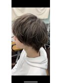 ブリーチ1回グレージュカラー
