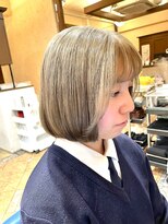 イマージュ ドゥ タンジェ image de tanger ミニボブ×ミルクティーベージュ