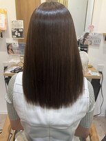 クク(coucou)&nbsp;セミロング×ブラウンカラー