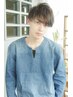 メンズカット+ハイライト+髪質改善カラー　￥17050～→￥13500