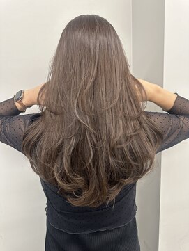 リリット(ReLit) ハイライトカラーグレージュベージュレイヤーカットボブ髪質改善