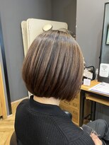 アルター(aL ter)&nbsp;ひし形ボブ［黒髪/ボブルフ/ネビージュ/小顔/ワンレン］