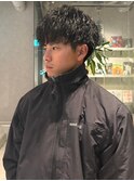 ツイストスパイラルパーマ 束感 強めパーマ マッシュパーマ