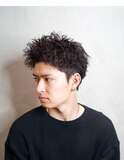 ピンパーマスパイキーショート