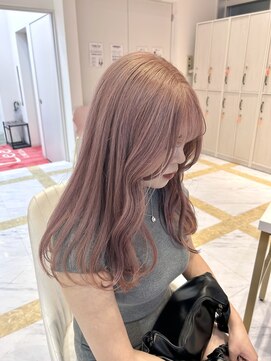リー 梅田(Lee) モーブカラー/ブリーチ2回/透明感カラー/髪質改善カラー