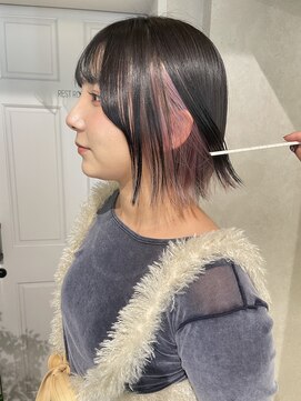 ゼスト クレス(ZEST Cres) 【立川cres小山】メルティーインナーカラー似合わせボブ
