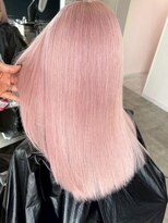 エイチ(H)&nbsp;xブリーチ/ホワイトグレージュ/レイヤーカット/チェリーブラウン