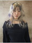 レイヤーカット/ウルフカット/くびれヘア/夏のヘアアレンジ