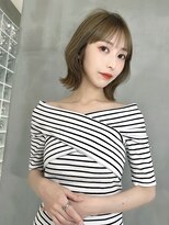 ショート ボブ インナーカラー 韓国風5807