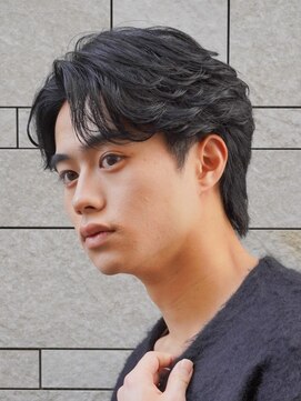 レタッチ バイ フィフス 天神大名(RETOUCH by fifth) 福岡大名メンズフェザーパーマフェザーショートニュアンスパーマ