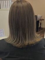 ルポン(Lepont) 蒲郡ヘアカラー/なじませハイライトカラー/アッシュ/髪質改善