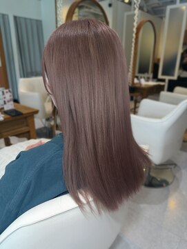 スペックホルダーミミ(Spec Holder mimi) ハイライトカラーピンクグレージュ×ミディアム08.24