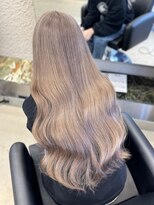 ペレ 栄 アネックス(PELE栄ANNEX)&nbsp;韓国 くびれロング レイヤー ワンホンヘア 小顔前髪