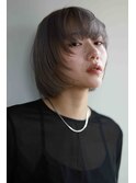 個性派ボブ