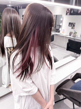 キング 心斎橋店(K!ng) ハイライトカラーミルクティーベージュレイヤーカット