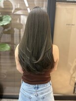 ヌープヘアーアイス(NUUP.hair ici)&nbsp;20代30代秋◎透明感カラーレイヤー×韓国風顔周り◎髪質改善