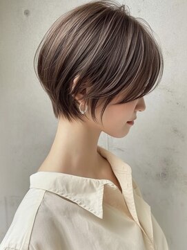 アポロ 横浜駅店(apollo) xカット//ホワイトグレージュ/レイヤーカット/チェリーブラウン