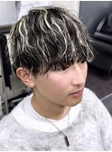ハイライト×パーマ