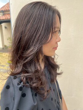 ラポール(RAPPORT) ミディアムヘア/デザインカラー/フェイスフレーミング/蟹江