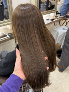 ヘアーアンドメイク シークタチカワ 立川店(Hair&Make Seek) 【古澤】色落ちオレンジの方必見！ブリーチなしオリーブベージュ