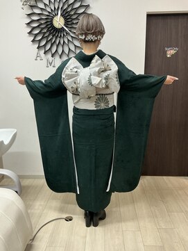 アマング ヘアーセット着付け