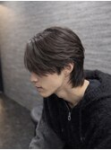 毛流れショートウルフ