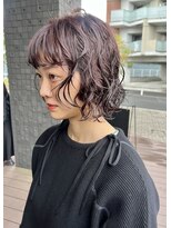 クラン エン バイ ヘッドライト 二子玉川店(clan en. by HEADLIGHT) 二子玉/暖色カラー/ボブパーマ/ウェーブボブ/ピンクブラウン