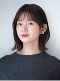 レイヤーボブ　ミディアムレイヤー　前髪　イメチェン　髪質改善