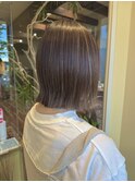 ハイライト×グレージュ