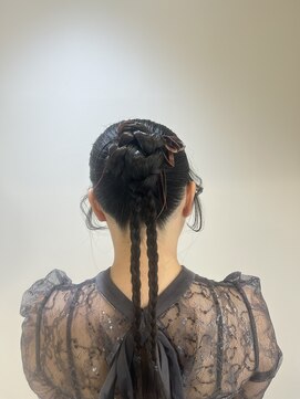 アッシュ 戸塚店(Ash) 戸塚/ヘアセット/リボンアレンジ/結婚式二次会お呼ばれスタイル