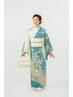 9:30～早朝料金込み♪持込み訪問着付け＋ヘアセット＋メイク　￥32,890