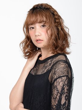 アース 北谷店(HAIR&MAKE EARTH) ヘアアクセ風編込みアレンジ