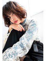 アンジェリカ 名古屋店(ANGELICA)&nbsp;ANGELICA ラフリッジボブ　シースルーバング