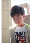 キッズもおしゃれに!サイドスッキリ刈り上げのツーブロック