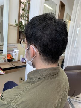 コアフィールフィス(COIFFURE fils) 《見附　今町》メンズ　黒髪　ツーブロ刈り上げ
