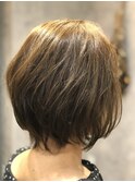 髪質改善デジタルパーマミニウルフくすみブルーテラコッタ(所沢)
