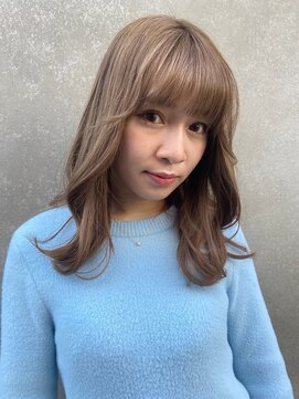 ディフィー 渋谷(defi) くびれミディでイメチェン前髪/髪質改善ヘア　韓国ヘア