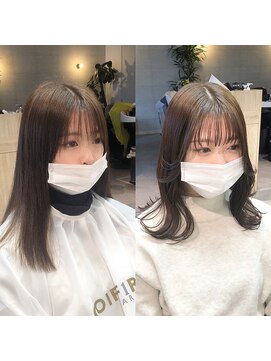 コワファーストナガサキシャンプーボーイ(COIFF1RST NAGASAKI SHAMPOO BOY) 【韓国ヘア】オルチャンくびれヘア！