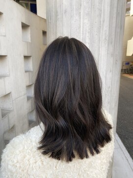 リバレッジ 広尾(Leverage) デザインハイライト・白髪ぼかしスタイル【恵比寿/広尾】柴崎