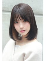 リノ 吉祥寺(Lino kichijoji)&nbsp;ベビーバング　ボブ　ショコラベージュ Lino