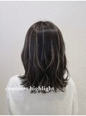 コントラストハイライト×ゆるふわカール