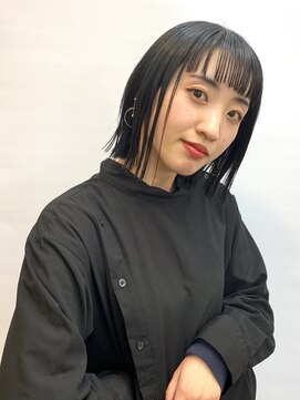 ヘアサロン ハクギンザ(hair salon haku GINZA) 【haku/川口】切りっぱなしボブ【銀座/銀座5丁目】
