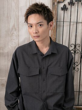 トニーアンドガイメン ホテル京阪仙台店(TONI&GUY MEN) ハイトーンカラー★アップバングショートc