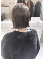 ネオリーブカフ 鶴ヶ峰店(Neolive caff)&nbsp;切りっぱなし×さりげなハイライト×オリーブベージュ