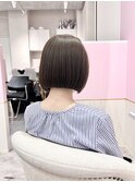ぱつっとボブ/柔らかブラウン