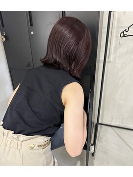 アトレ(attrait) ＊ラベンダーグレージュ ボブ 透明感 天王寺美容室 大阪